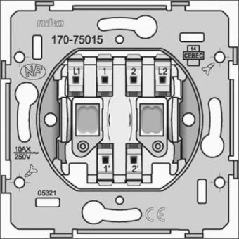 NIKO 170-75015 Drukcontact