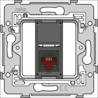 NIKO 170-75213 Bauteil / Zentralplatte Kommunikations-Schalterprogramm