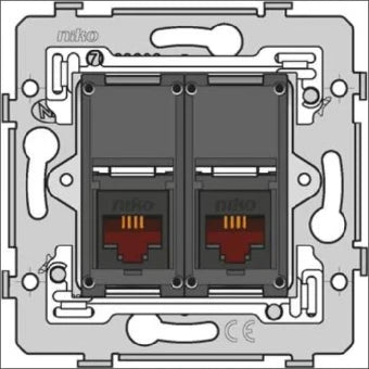 NIKO 170-75214 Bauteil / Zentralplatte Kommunikations-Schalterprogramm