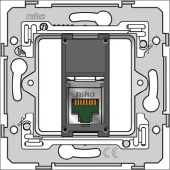 NIKO 170-75255 Bauteil / Zentralplatte Kommunikations-Schalterprogramm
