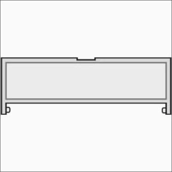 NIKO 190-65000 Bauteil / Zentralplatte Kommunikations-Schalterprogramm