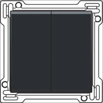 NIKO 200-61505 Bedienelement / Zentralplatte Schalterprogramm 45 mm