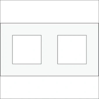 NIKO 241-76800 Abdeckrahmen Schalterprogramm 8.9 mm