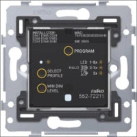 NIKO 122-31004 Bedienelement / Zentralplatte Schalterprogramm 45 mm