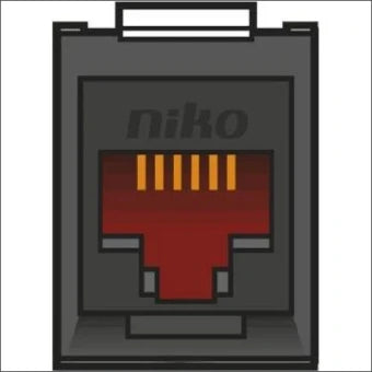NIKO 650-45013 Bauteil / Zentralplatte Kommunikations-Schalterprogramm