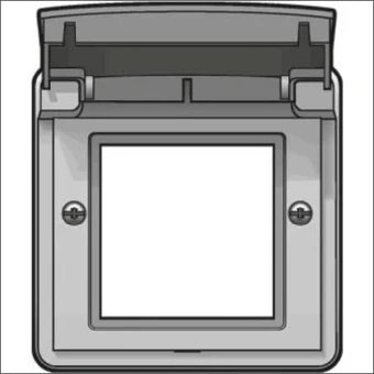 NIKO 700-85000 Inbouwunit leer 45 mm