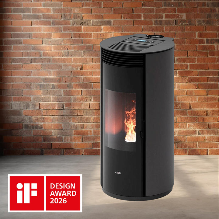 Cadel Spin Plus 9 – Pelletofen, 8,5 kW, WLAN, Titan
