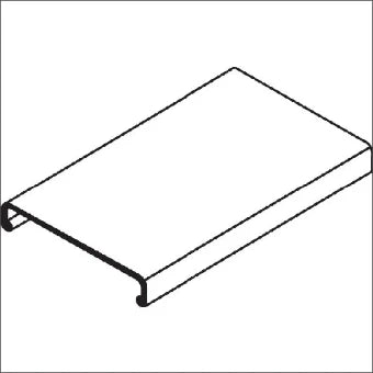 OBO 6133424 Deksel Leitungskanal 60 mm