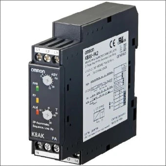 OMRON K8AK0023B Fasebewakingsrelais 22.5 mm
