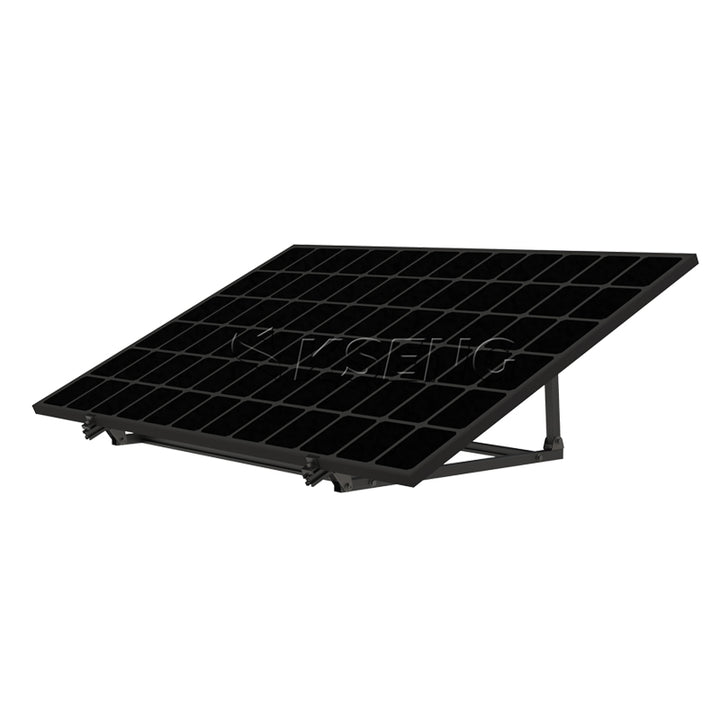 KSENG Verstellbare Solar-Universal-Montagehalterung (Schwarz Eloxiert)