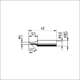 ERSA E832NDLF/SB Soldeerpunt