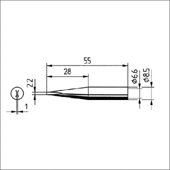 ERSA E842KD/SB Soldeerpunt