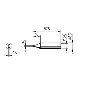 ERSA E842YDLF/SB Soldeerpunt