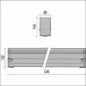 PIL 305311 Bodeminbouwarmatuur 525 mm