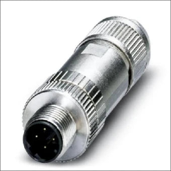 PHOENIX 1554513 Ronde connector, veldzijdig confectioneerbaar (industrieconnector)