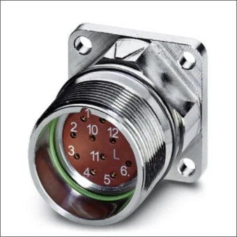PHOENIX 1607283 Ronde connector, veldzijdig confectioneerbaar (industrieconnector)