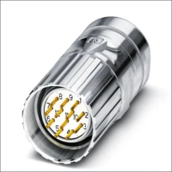 PHOENIX 1619755 Ronde connector, veldzijdig confectioneerbaar (industrieconnector)