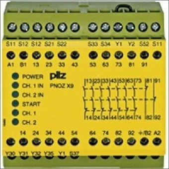 PILZ 774606 Relais fuer bewaking van veiligheidsstroomcircuits 90 mm