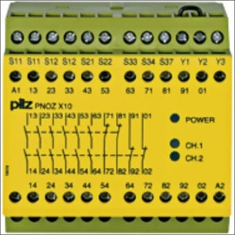 PILZ 774709 Relais fuer bewaking van veiligheidsstroomcircuits 90 mm