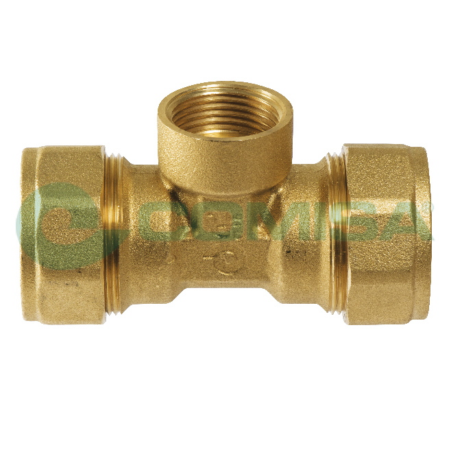 Rizzieri Klemm-T-Stück Typ Ravani Ø 32 mm x IG x Ø 32 mm