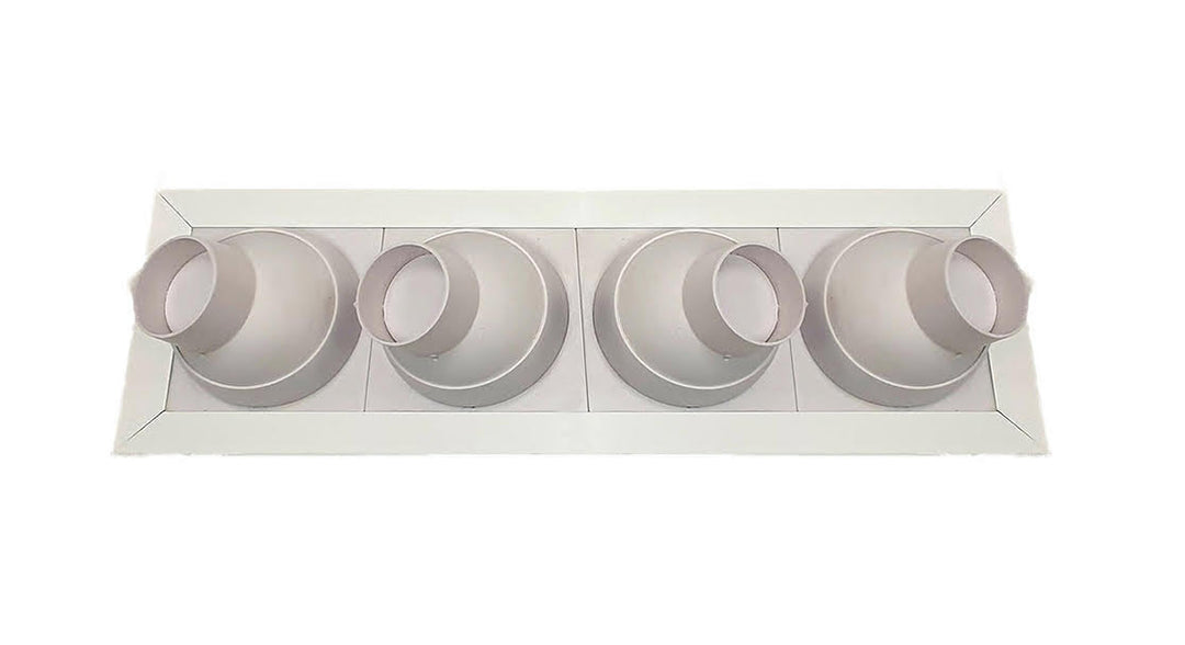 Escoclima Düsenplatte für ebene Flächen mit 4 Düsen BI-ER RP03104