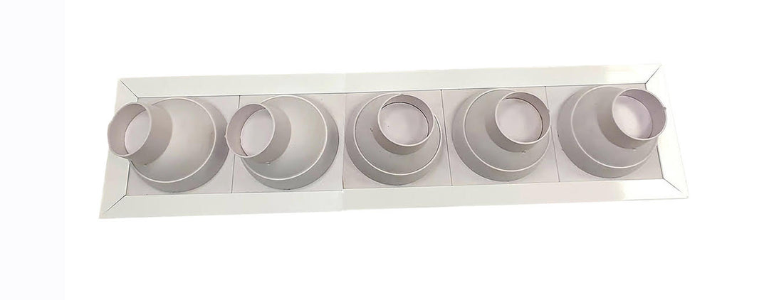 Escoclima Düsenplatte für ebene Flächen mit 5 Düsen BI-ER RP03105