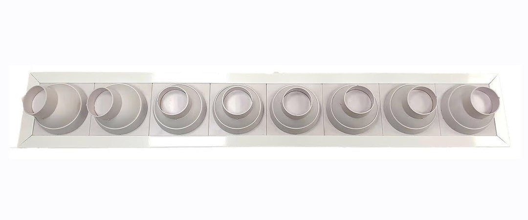 Escoclima Düsenplatte für ebene Flächen mit 8 Düsen BI-ER RP03108