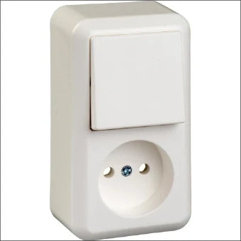 SCHNEIDER 399604 Schakelaar/Steckdose combinatie