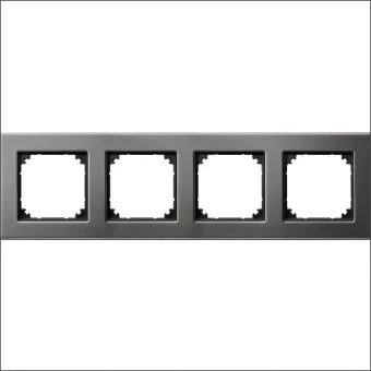 SCHNEIDER 475414 Abdeckrahmen Schalterprogramm 10.1 mm