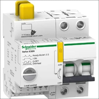 SCHNEIDER A9C62216 Installatieautomaat met nevenapparaat