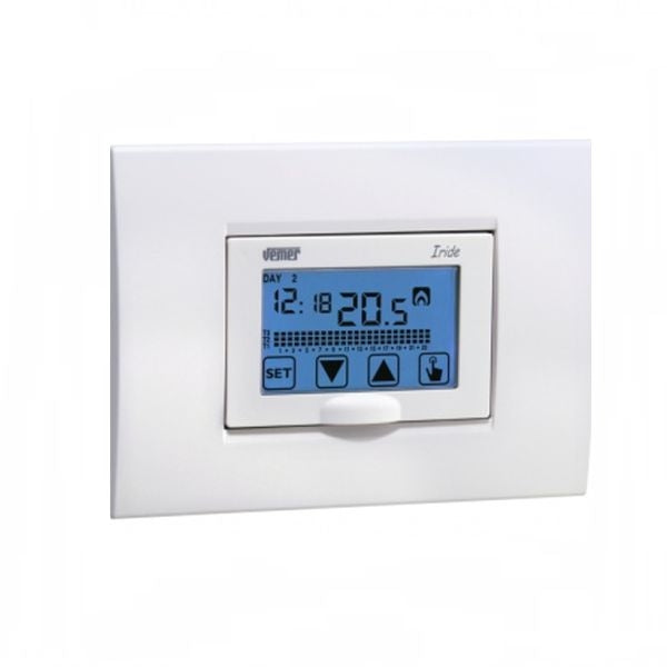 Vemer Chronothermostat Wöchentlicher Einbau-Touchscreen Iris VE456000