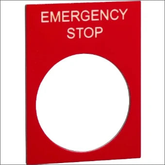 SCHNEIDER ZB2BY2330 Tekstschild voor drukknop/signaallamp