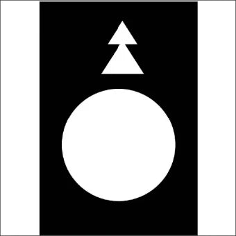 SCHNEIDER ZB2BY2912 Tekstschild voor drukknop/signaallamp