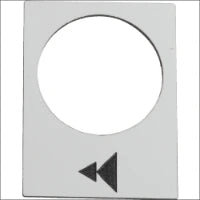 SCHNEIDER ZB2BY2912 Tekstschild voor drukknop/signaallamp