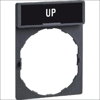 SCHNEIDER ZBY2307 Tekstschild voor drukknop/signaallamp