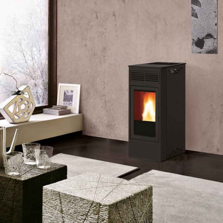 Italiana Camini Yulia – Pelletofen, 7 kW, Anthrazit