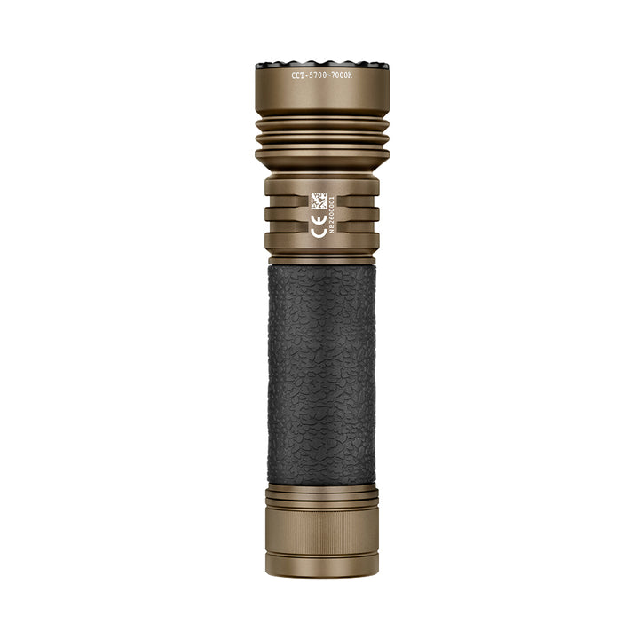 OLight Seeker 4 Pro Professionelle LED Taschenlampe in Desert Tan