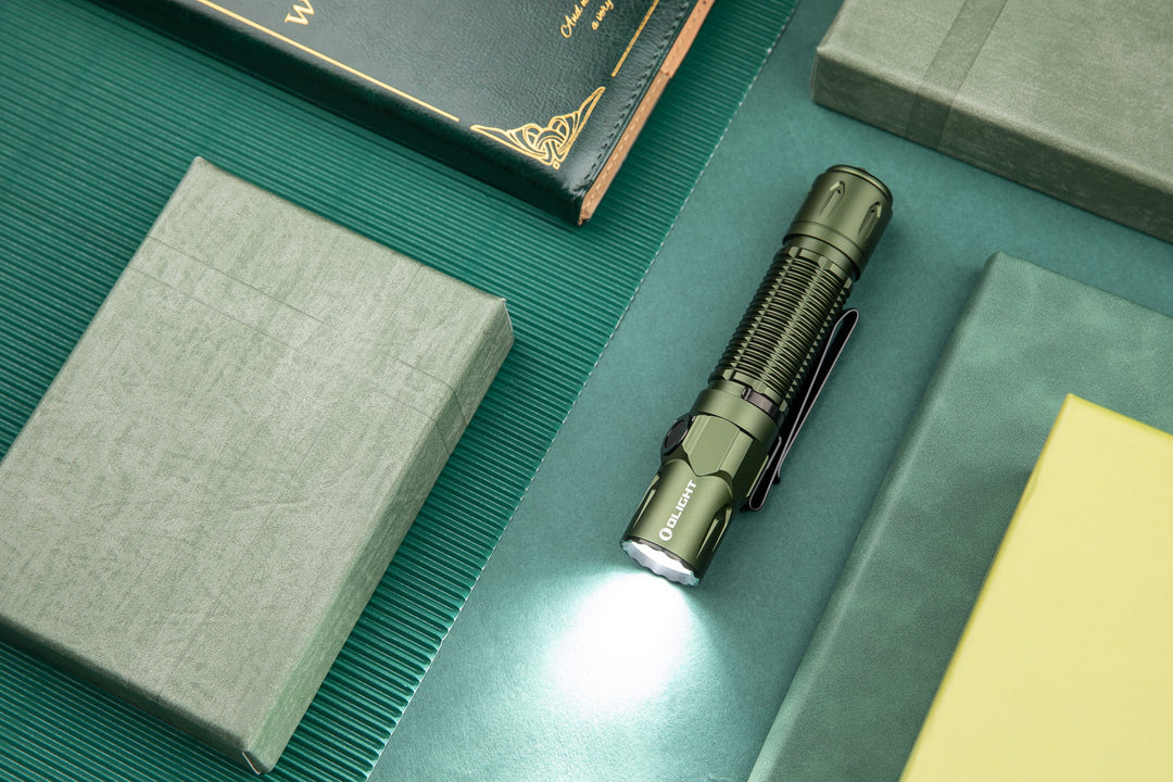 OLight Warrior 3S OD Green Professionelle Taktische LED Taschenlampe