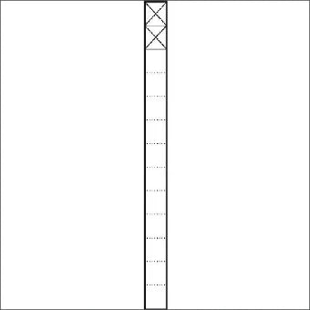 SIEDLE 200023969-00 Communicatie-zuil 1344 mm