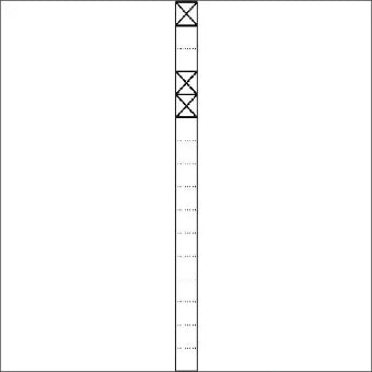 SIEDLE 200023997-00 Communicatie-zuil 1644 mm