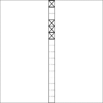 SIEDLE 210005033-00 Communicatie-zuil 1644 mm