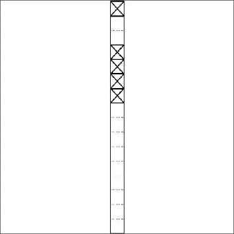 SIEDLE 200024007-00 Communicatie-zuil 1644 mm