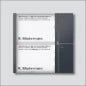SIEDLE 210004956-00 Montageelement fuer Tuerstation 231 mm