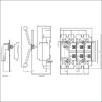 SIEMENS 3KA71513AA00 Lasttrennschalter 356 mm