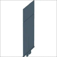 SIEMENS 8GK95200KK05 Seitenwand/Rueckwand fuer Schaltschrank/Gehause 0 mm