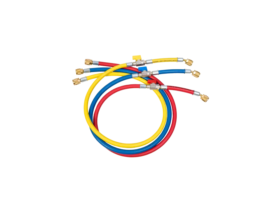 Refco Füllschlauch-Set CCL-72-CA 180 cm mit Absperrventil, 3 Stück
