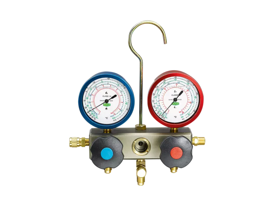 Refco Monteurhilfe 2-Wege M2-3-DELUXE-DS-R448A mit Füllschläuchen