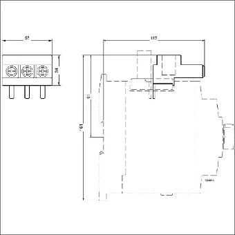 SIEMENS 3RV19355A Zubehoer/Teile fuer Niederspannungs-Schalttechnik