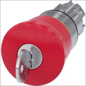 SIEMENS 3SU10501HF200AA0 Drucktaster frontelement (paddenstoel)
