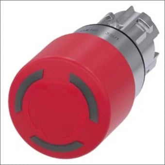 SIEMENS 3SU10511GB200AA0 Drucktaster frontelement (paddenstoel)